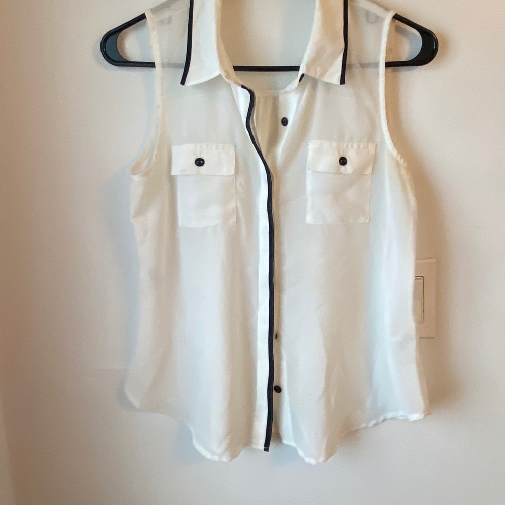 White collar shirt